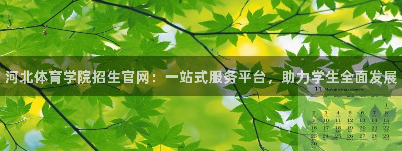 河北体育学院招生官网：一站式服务平台，助力学生全面发展